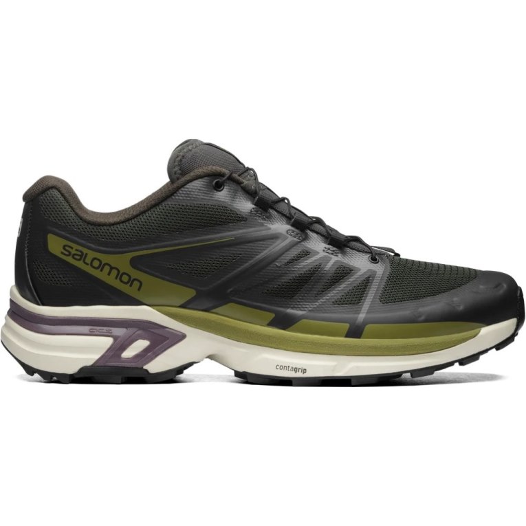 Tenis Salomon Xt-wings 2 Hombre Negros Verde Oliva | MX YXNP280